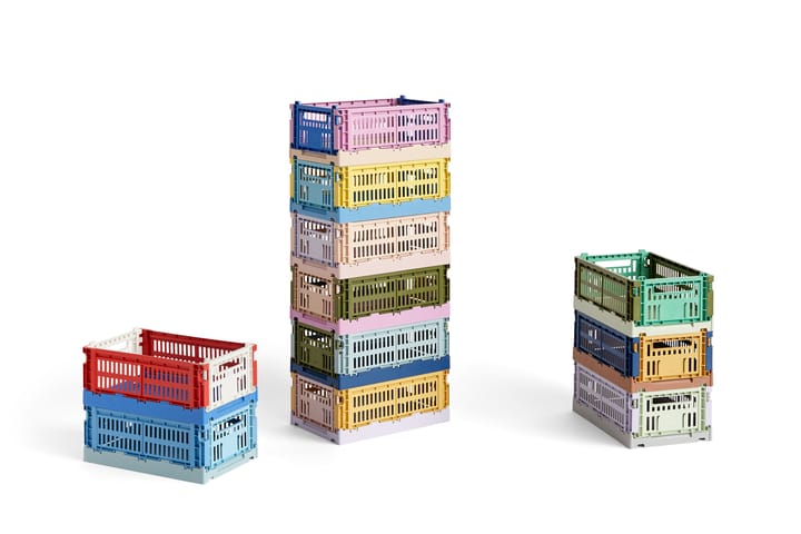 Scatola portaoggetti Colour Crate Mix S 17x26.5 cm, Golden yellow HAY