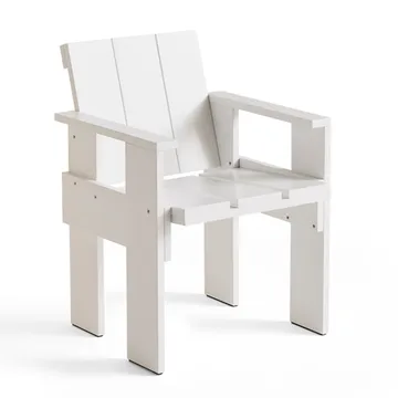 Sedia con braccioli Crate Dining Chair - White - HAY