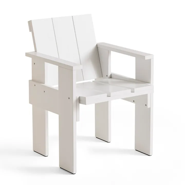 Sedia con braccioli Crate Dining Chair - White - HAY