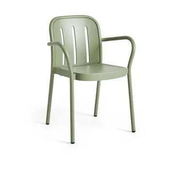 Sedia con braccioli Deville - Thyme green - HAY