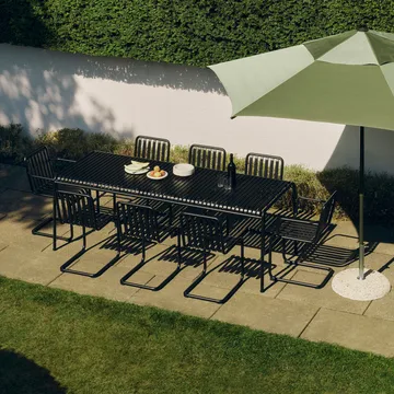 Sedia con braccioli Palissade Cantilever - Antracite - HAY