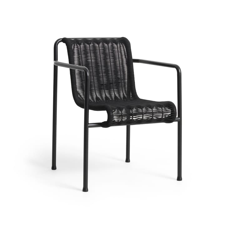 Sedia con braccioli Palissade Cord Dining   - Anthracite - HAY
