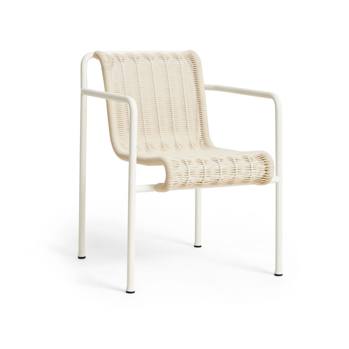Sedia con braccioli Palissade Cord Dining   - Cream white - HAY
