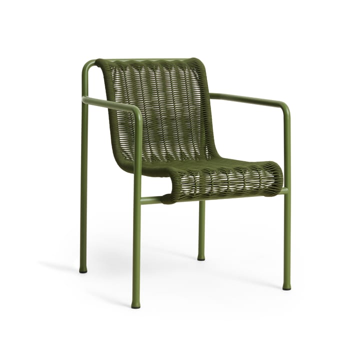 Sedia con braccioli Palissade Cord Dining   - Olive - HAY