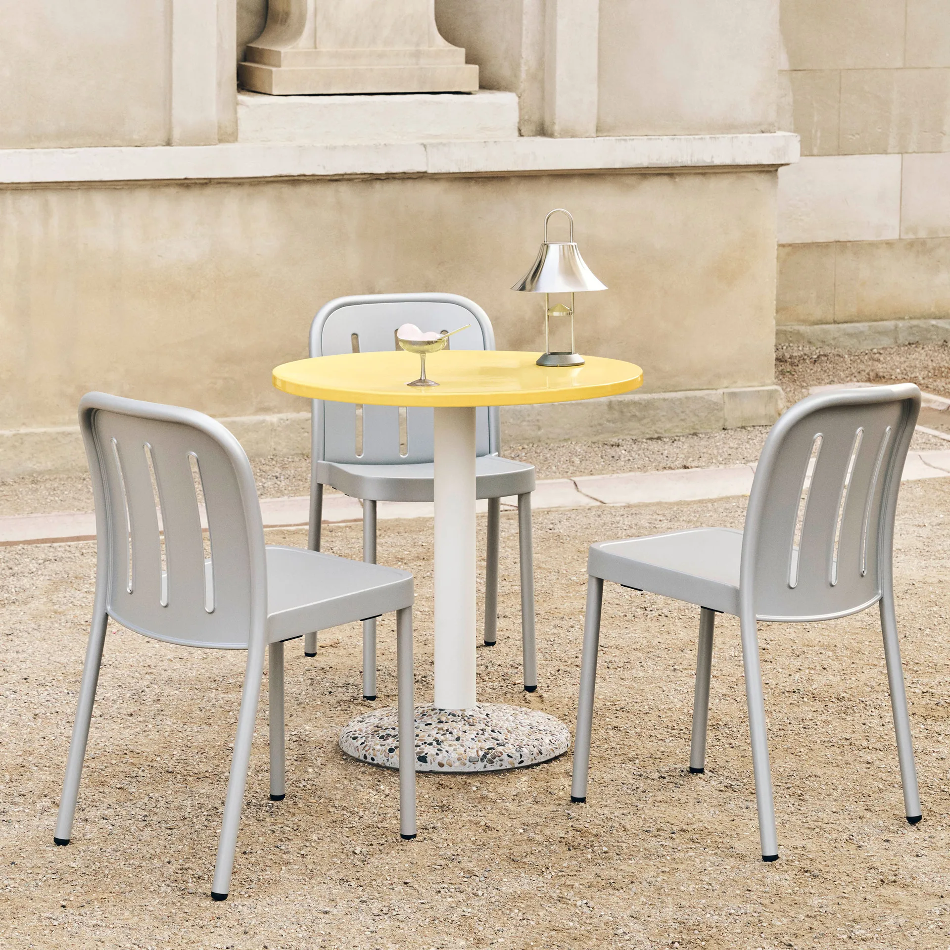 Sedia Deville, Grigio argento HAY