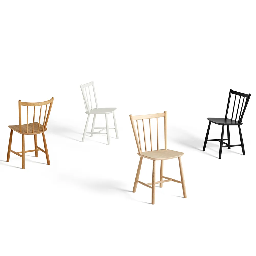 Sedia J41, Rovere oliato scuro HAY