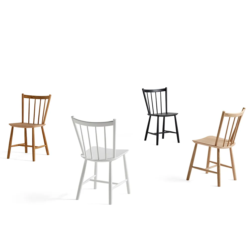 Sedia J41, Rovere oliato scuro HAY