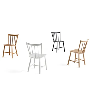 Sedia J41 - Rovere oliato scuro - HAY