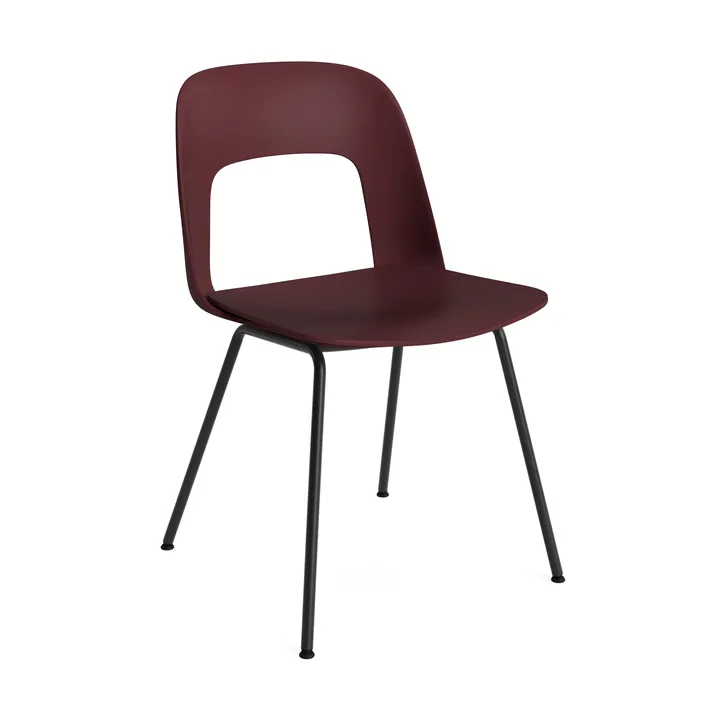Sedia Layout Chair 111 - Bordeaux-black - HAY