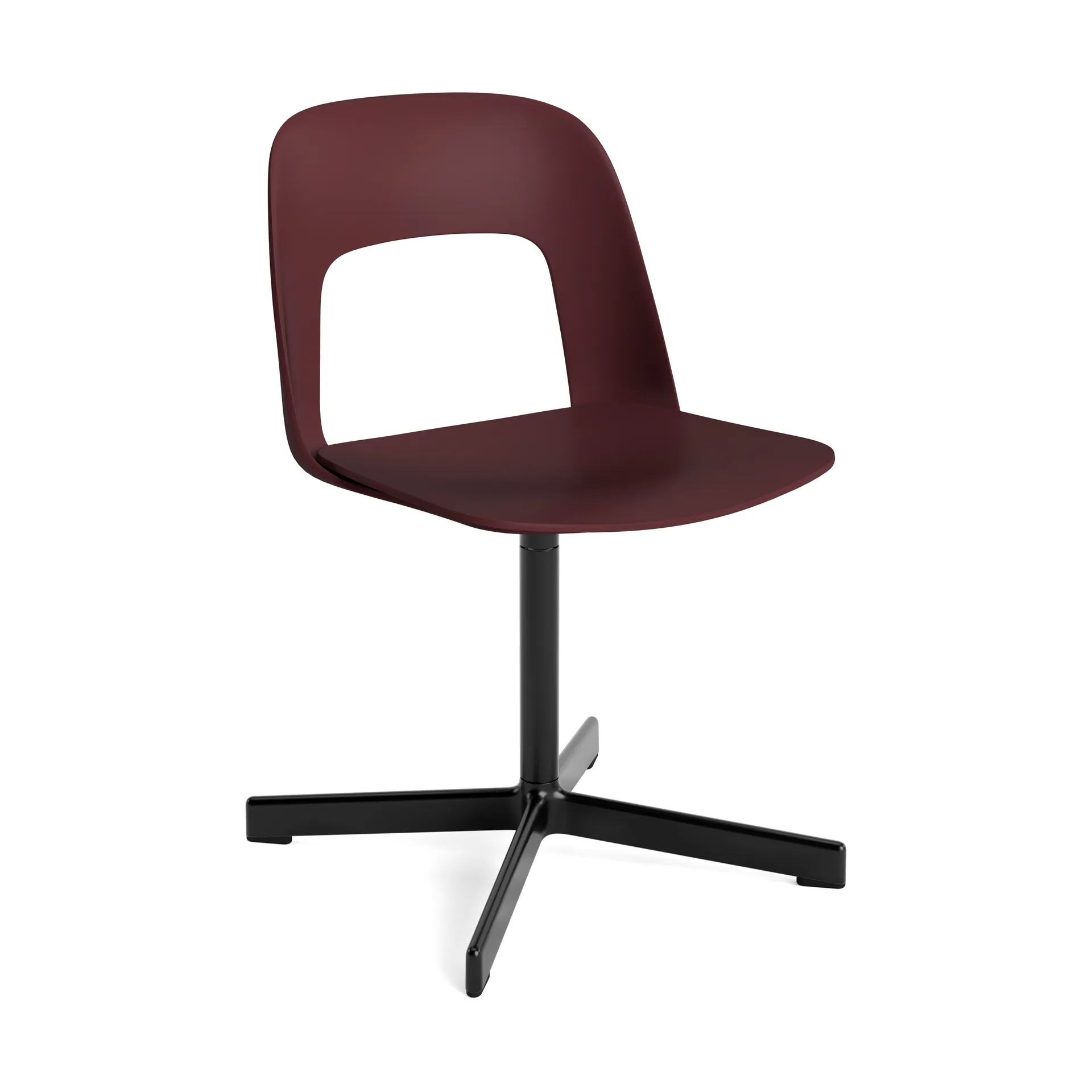 Sedia Layout Chair 131, Bordeaux-black HAY