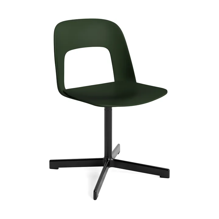 Sedia Layout Chair 131 - Bottle green-black - HAY
