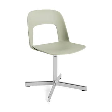Sedia Layout Chair 131 - Pastel green-alluminio lucidato - HAY