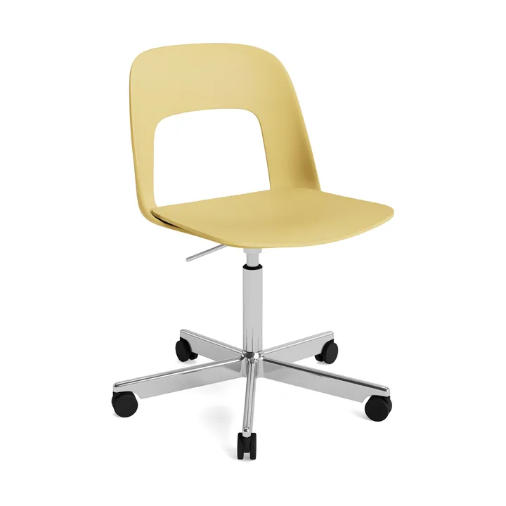 Sedia Layout Chair 141 - Biscotti-alluminio lucidato - HAY