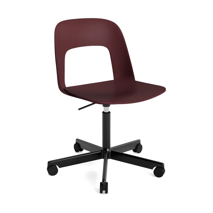 Sedia Layout Chair 141 - Bordeaux-black - HAY