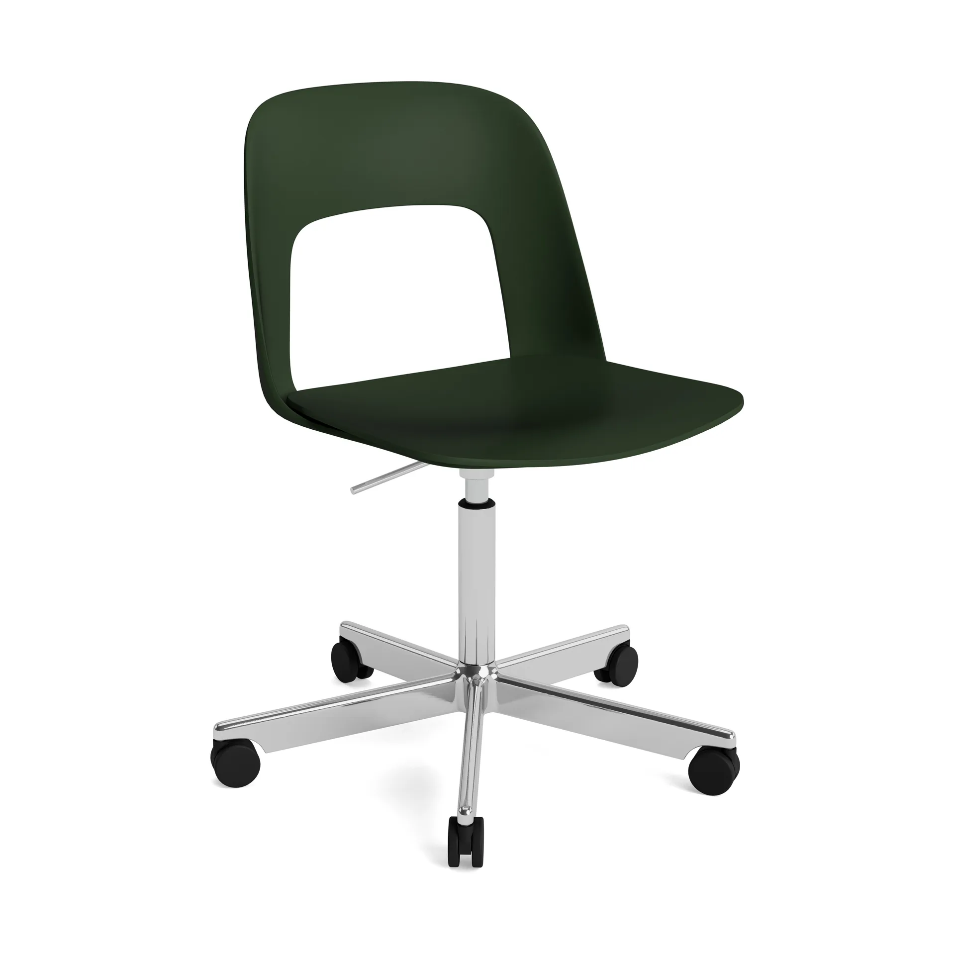Sedia Layout Chair 141, Pastel green-alluminio lucidato HAY