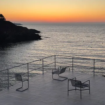 Sedia Palissade Cantilever - Acciaio zincato a caldo - HAY