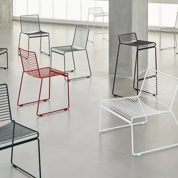 Sgabello Hee High barstol 75 cm - Asphalt grey - HAY