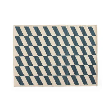 Shift Kelim tappeto 140x200 cm - Blue - HAY