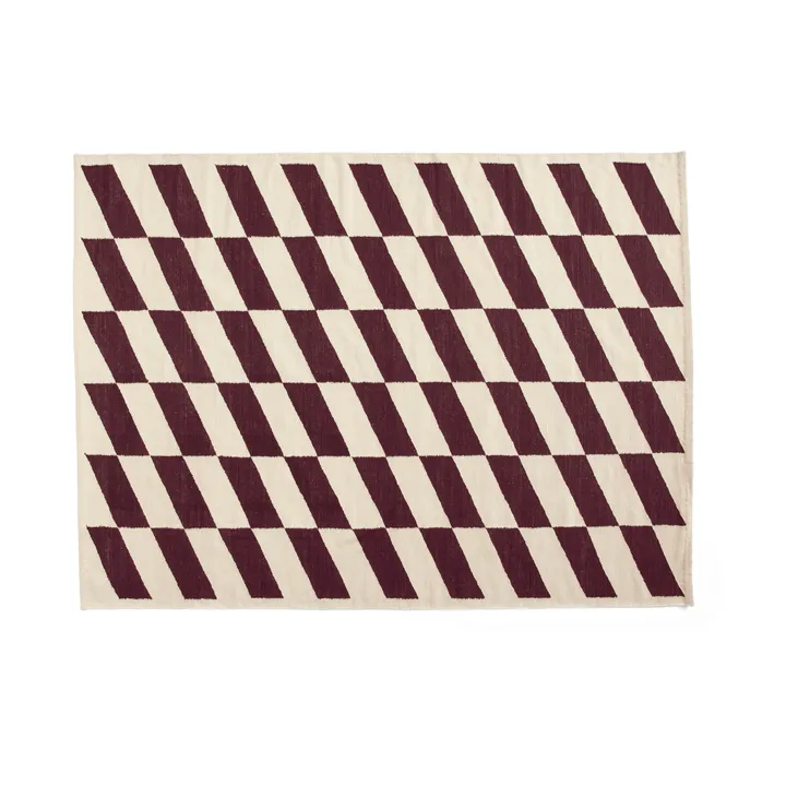 Shift Kelim tappeto 170x240 cm - Burgundy - HAY
