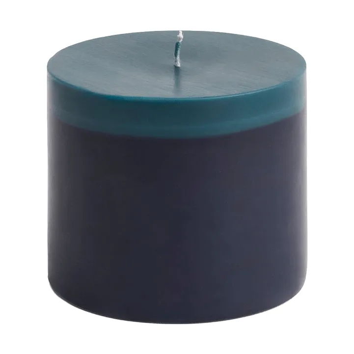 Silo Candle candela a blocco, Midnight blue-dark teal, Ø9,5x8 cm HAY