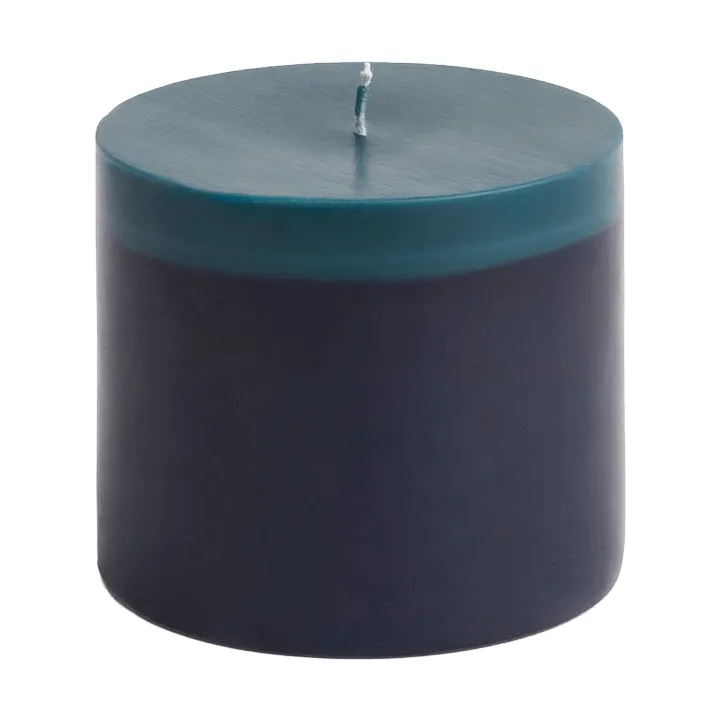 Silo Candle candela a blocco - Midnight blue-dark teal, Ø9,5x8 cm - HAY