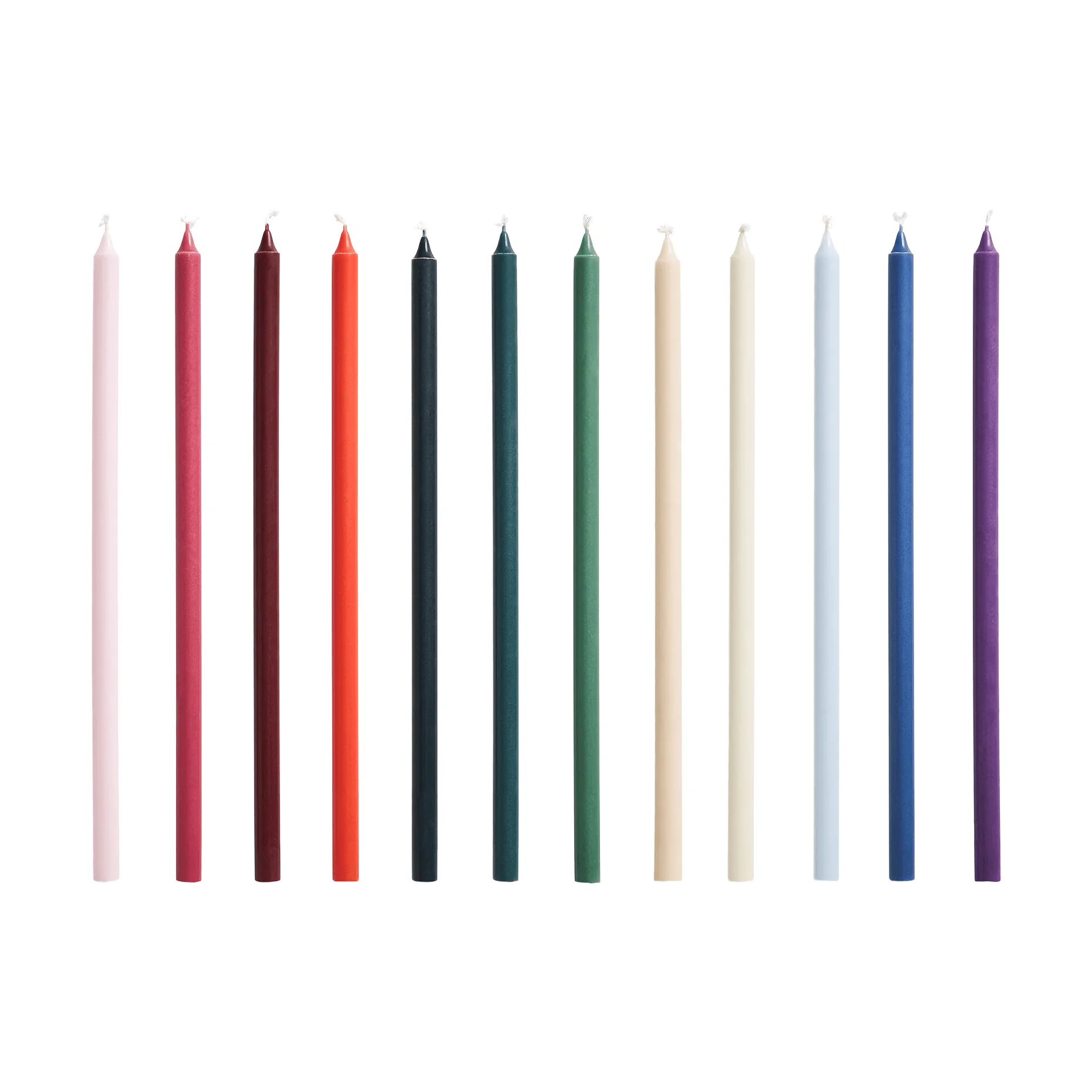 Slim candele 12-pack, Multi HAY