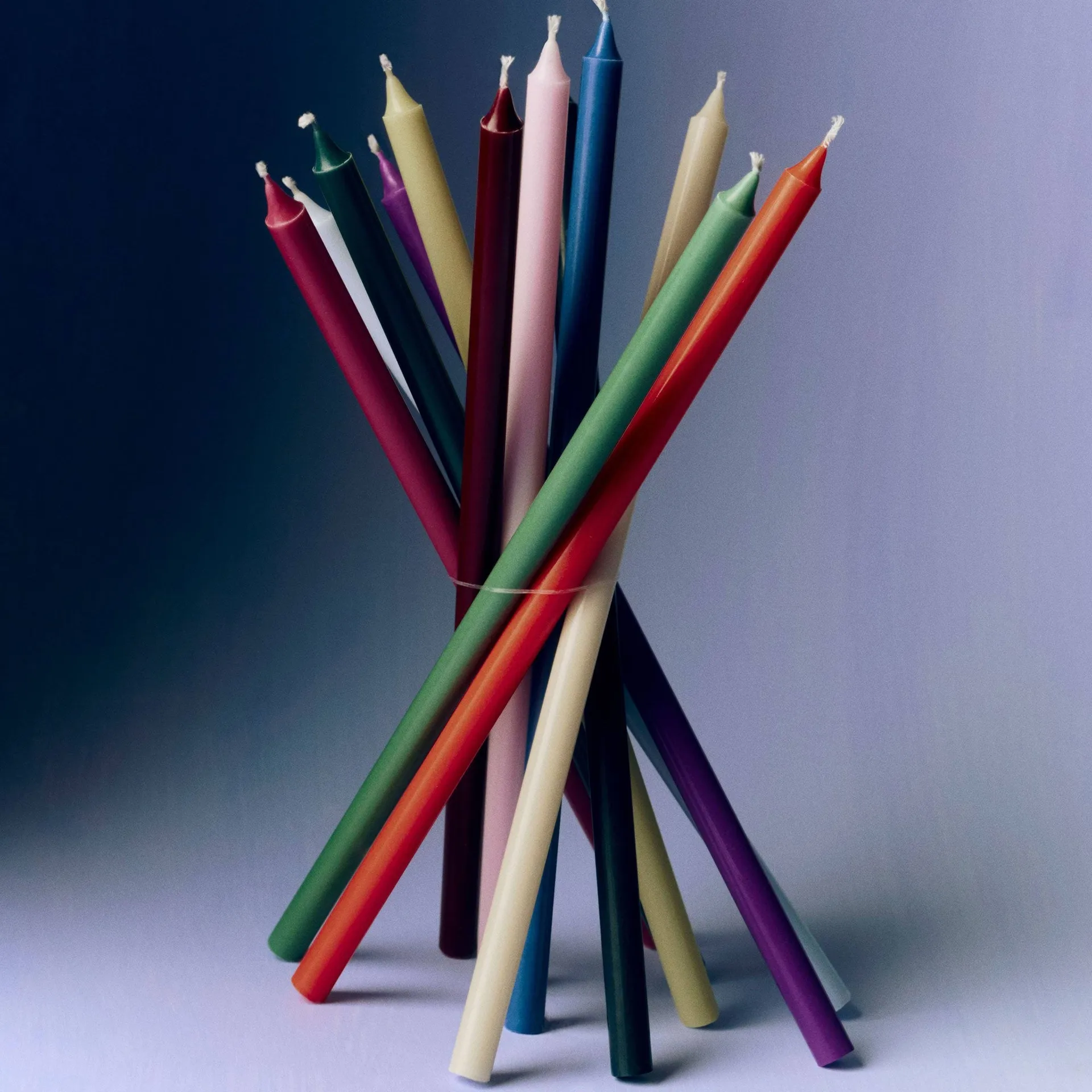 Slim candele 12-pack, Multi HAY