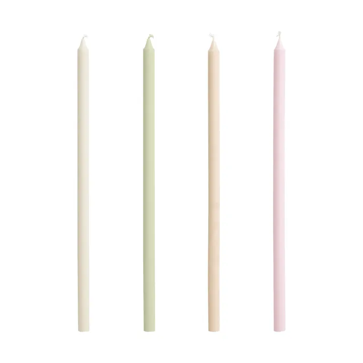 Slim candele 4-pack - pastelli - HAY