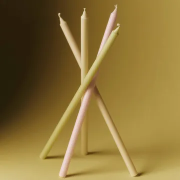 Slim candele 4-pack - pastelli - HAY