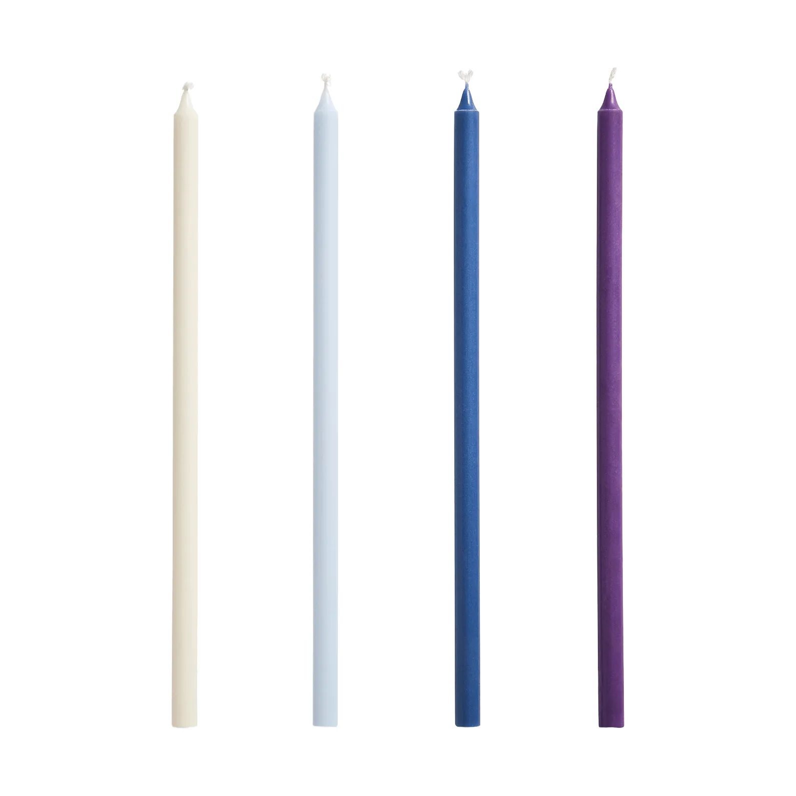 Slim candele 4-pack, Purple-blue HAY