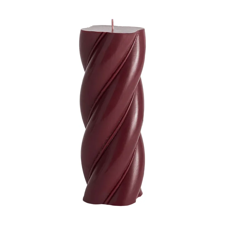 Soft Serve Candle candela a blocco - bordeaux, Ø7,8x19,5 cm - HAY