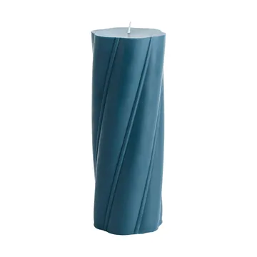 Soft Serve Candle candela a blocco - Dark teal, Ø9,5x24,5 cm - HAY