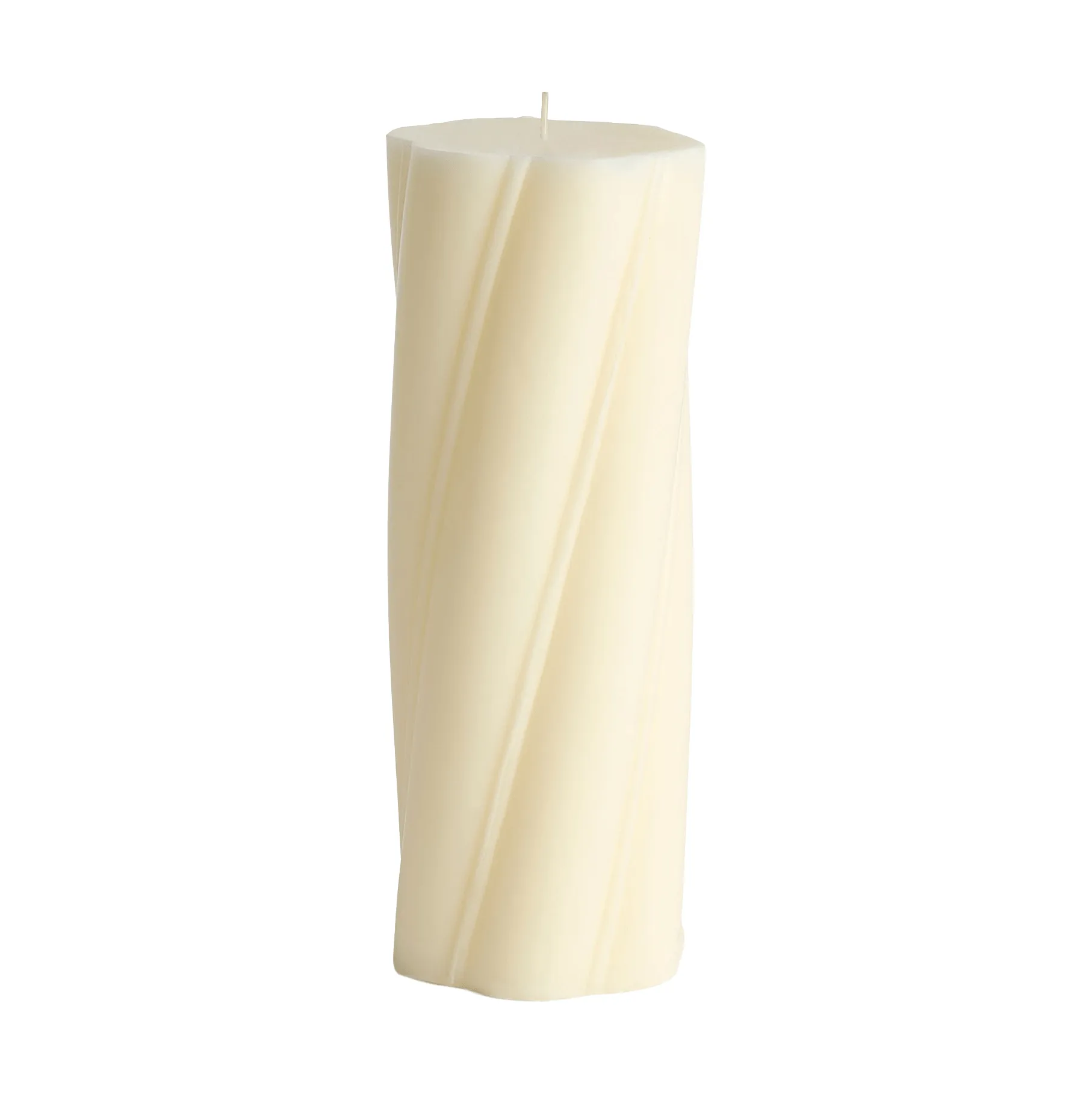 Soft Serve Candle candela a blocco, Ivory, Ø9,5x24,5 cm HAY