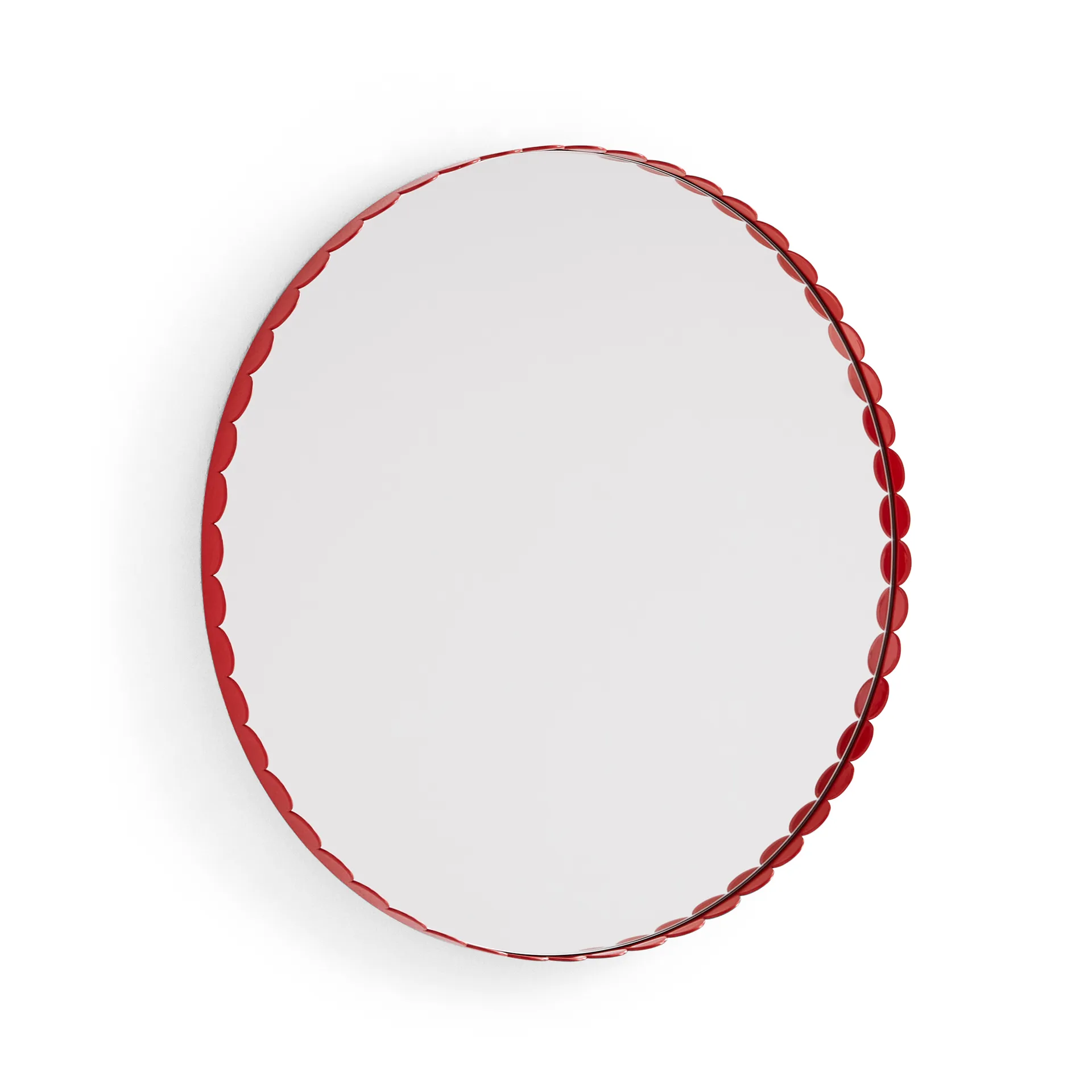 Specchio Arcs Mirror, Ø 60 cm, Rosso HAY