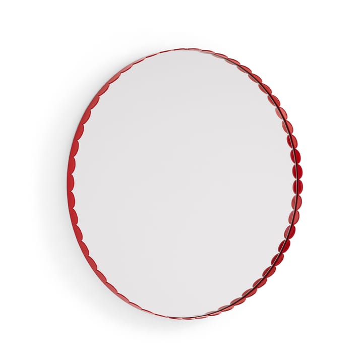 Specchio Arcs Mirror, Ø 60 cm - Rosso - HAY