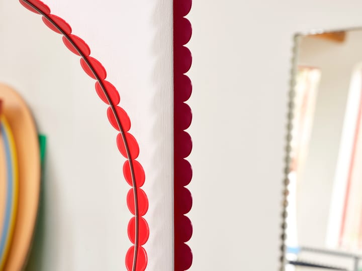 Specchio Arcs Mirror, Ø 60 cm - Rosso - HAY