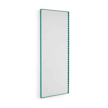 Specchio rettangolare Arcs Mirror medio, 50x133,5 cm - Verde - HAY