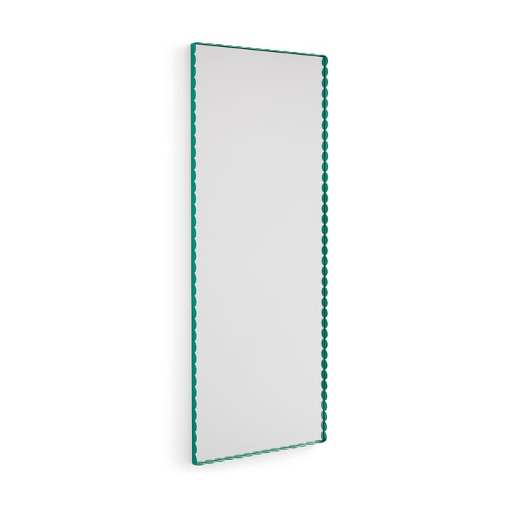 Specchio rettangolare Arcs Mirror medio, 50x133,5 cm - Verde - HAY