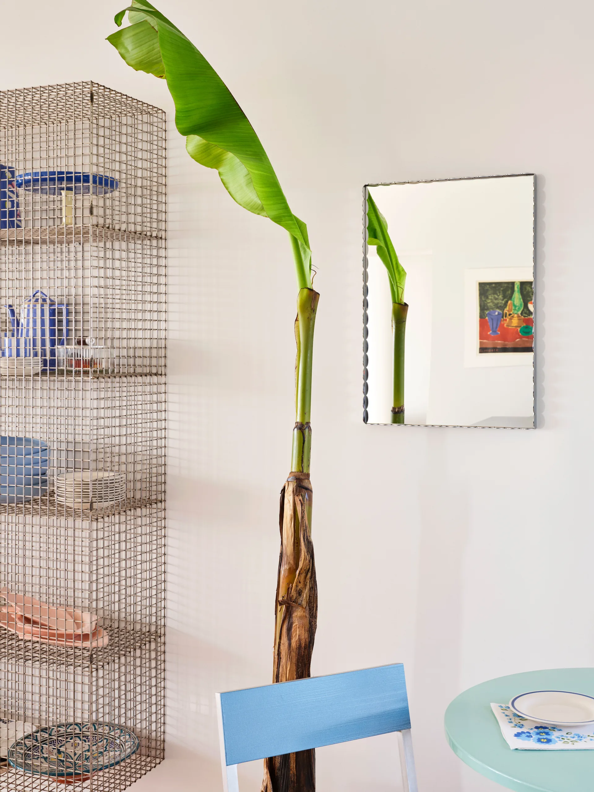 Specchio rettangolare Arcs Mirror piccolo, 43,5x61,5 cm, Acciaio inox HAY