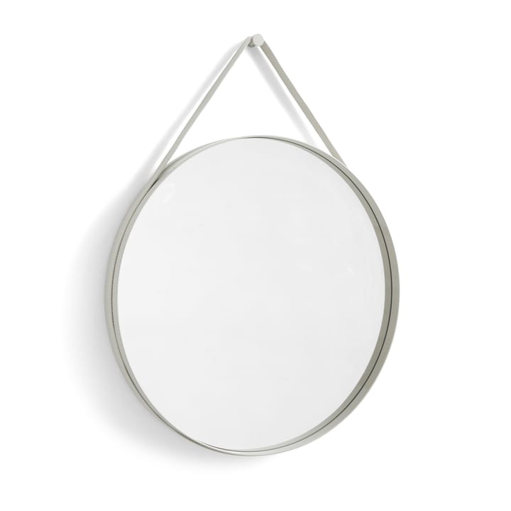 Specchio Strap Mirror Ø70 cm - Grigio chiaro - HAY