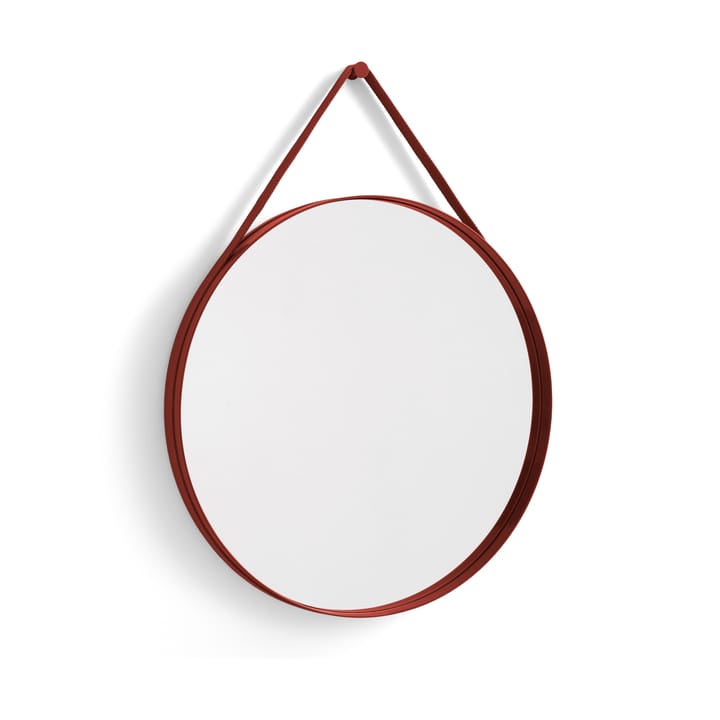Specchio Strap Mirror Ø70 cm - Red - HAY