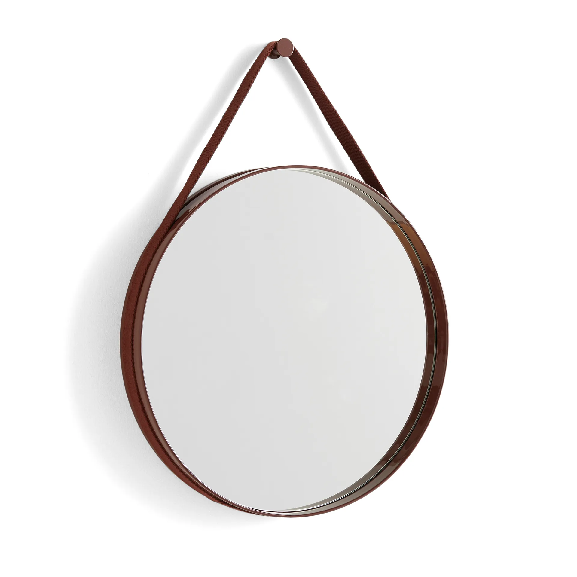 Specchio Strap Mirror, Dark Brown HAY