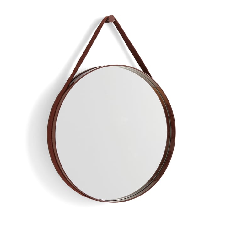Specchio Strap Mirror - Dark Brown - HAY