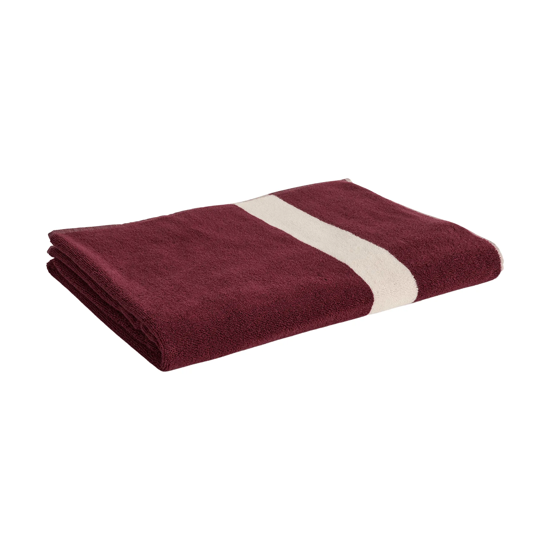 Stripe asciugamano, Burgundy, 100x150 cm HAY