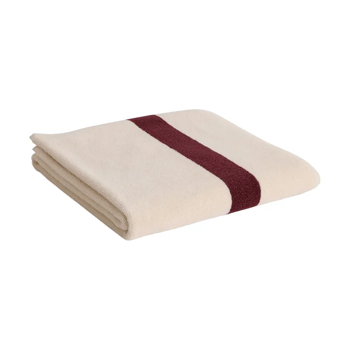 Stripe asciugamano - Burgundy, 70x140 cm - HAY