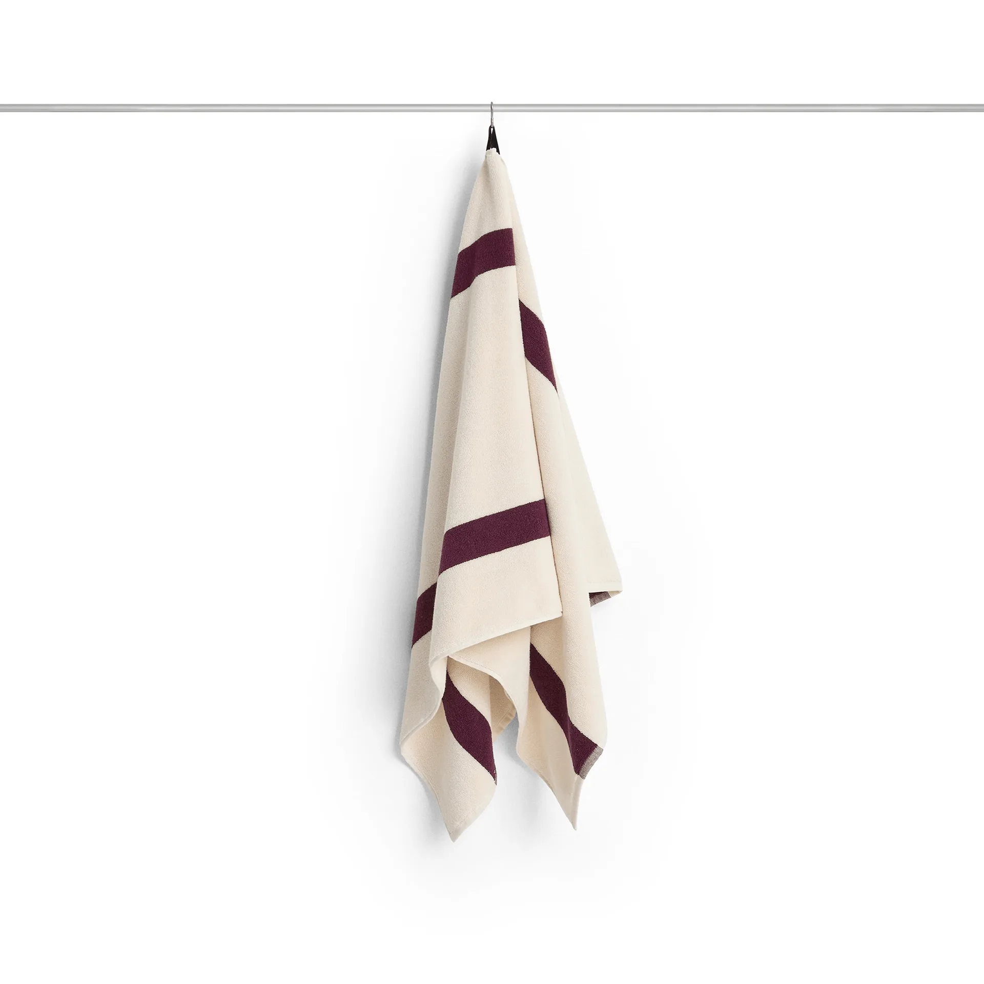 Stripe asciugamano, Burgundy, 70x140 cm HAY