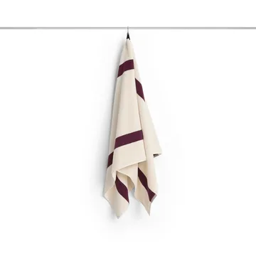 Stripe asciugamano - Burgundy, 70x140 cm - HAY