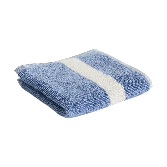 Stripe asciugamano, Dusty blue, 30x30 cm HAY