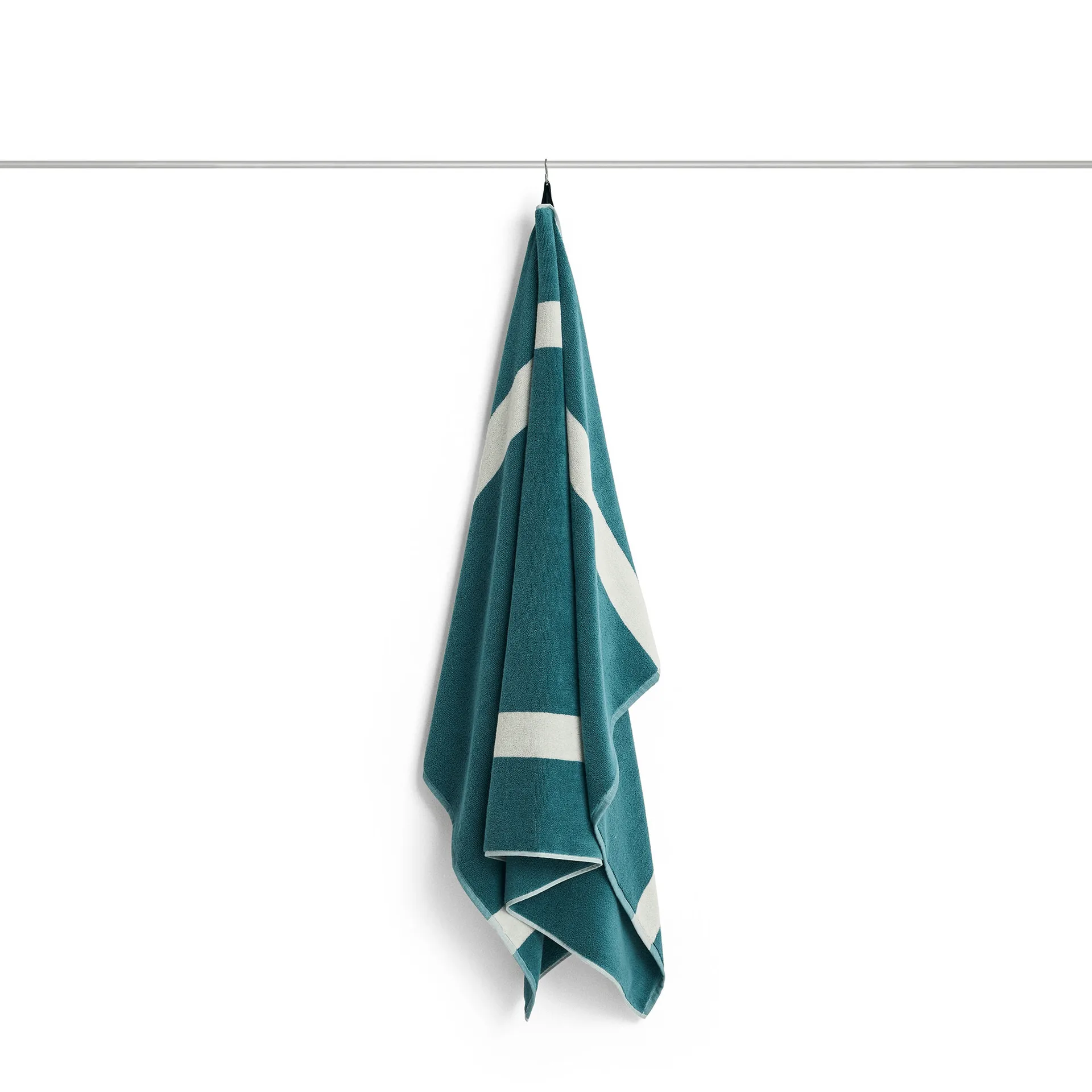 Stripe asciugamano, Petrol blue, 100x150 cm HAY