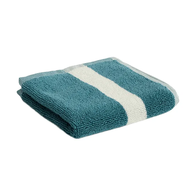 Stripe asciugamano - Petrol blue, 30x30 - HAY